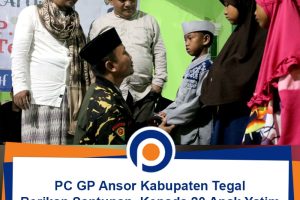 PC GP Ansor Kabupaten Tegal Berikan Santunan  Kepada 20 Anak Yatim